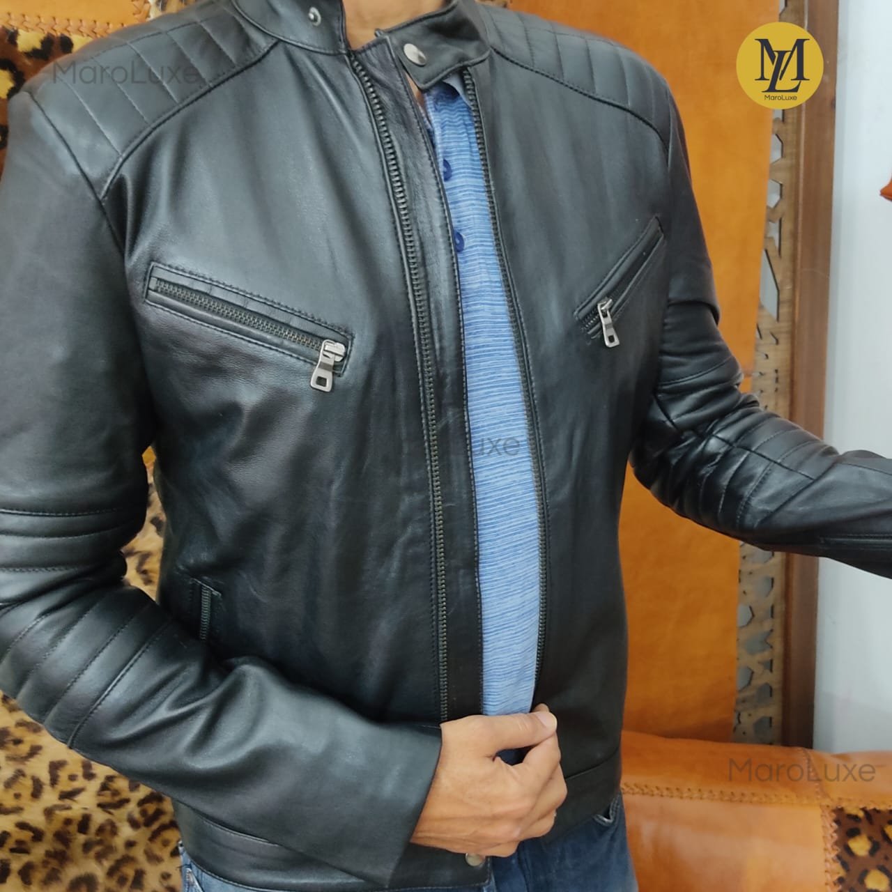 دجاكيط جلد ستايل 620 دجاكيط جلد ستايل 620